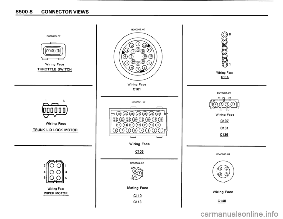 BMW M3 1989 E30 Electrical Troubleshooting Manual 