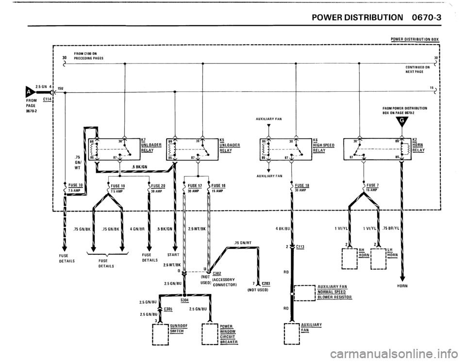 BMW M3 1989 E30 Electrical Troubleshooting Manual 