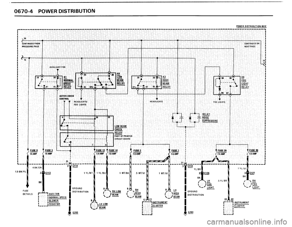 BMW M3 1989 E30 Electrical Troubleshooting Manual 
