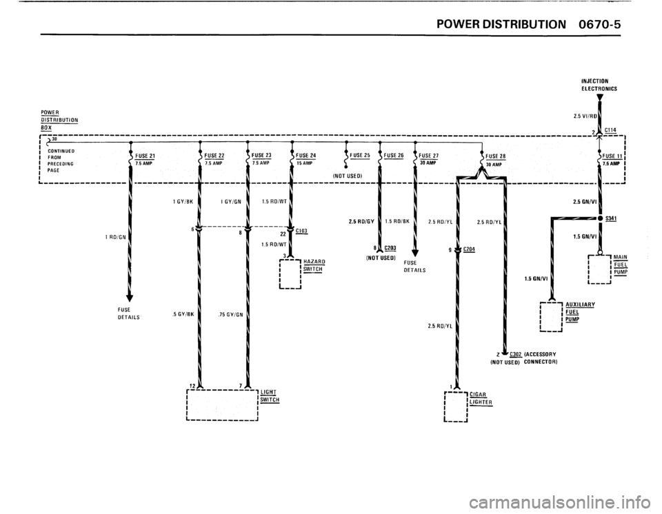 BMW M3 1989 E30 Electrical Troubleshooting Manual 
