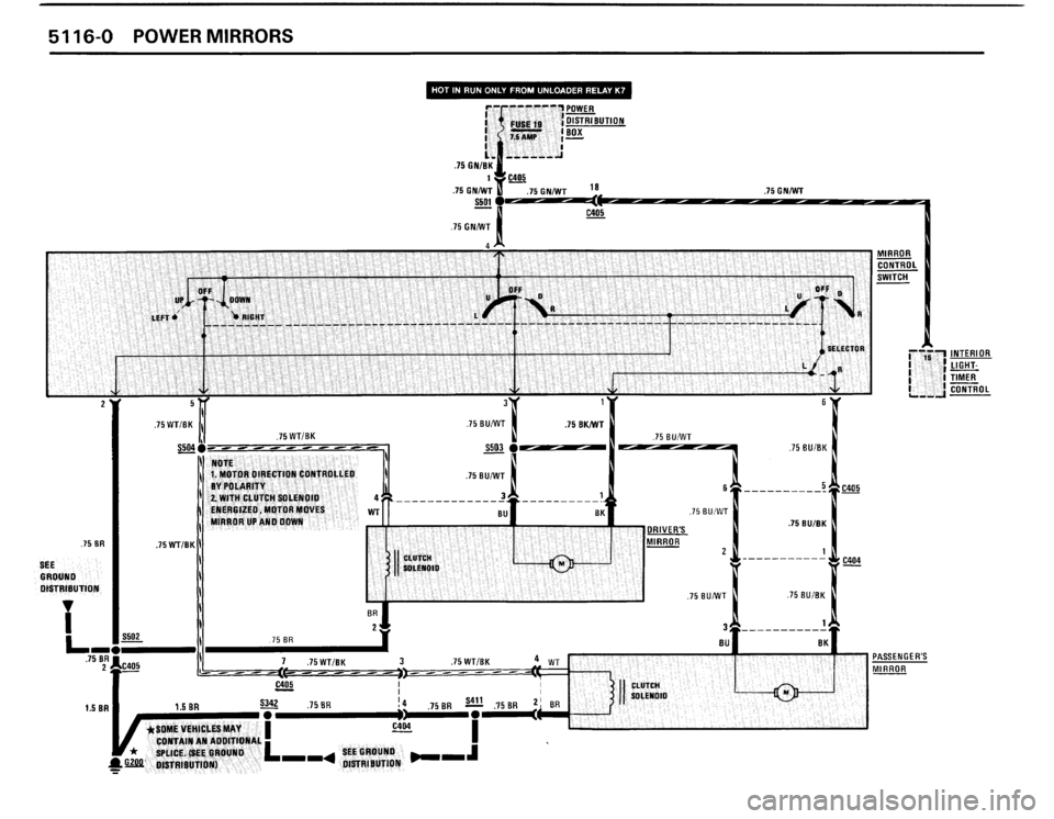 BMW M3 1989 E30 Electrical Troubleshooting Manual 