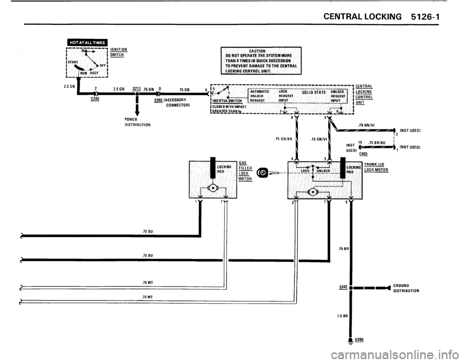 BMW M3 1989 E30 Electrical Troubleshooting Manual 