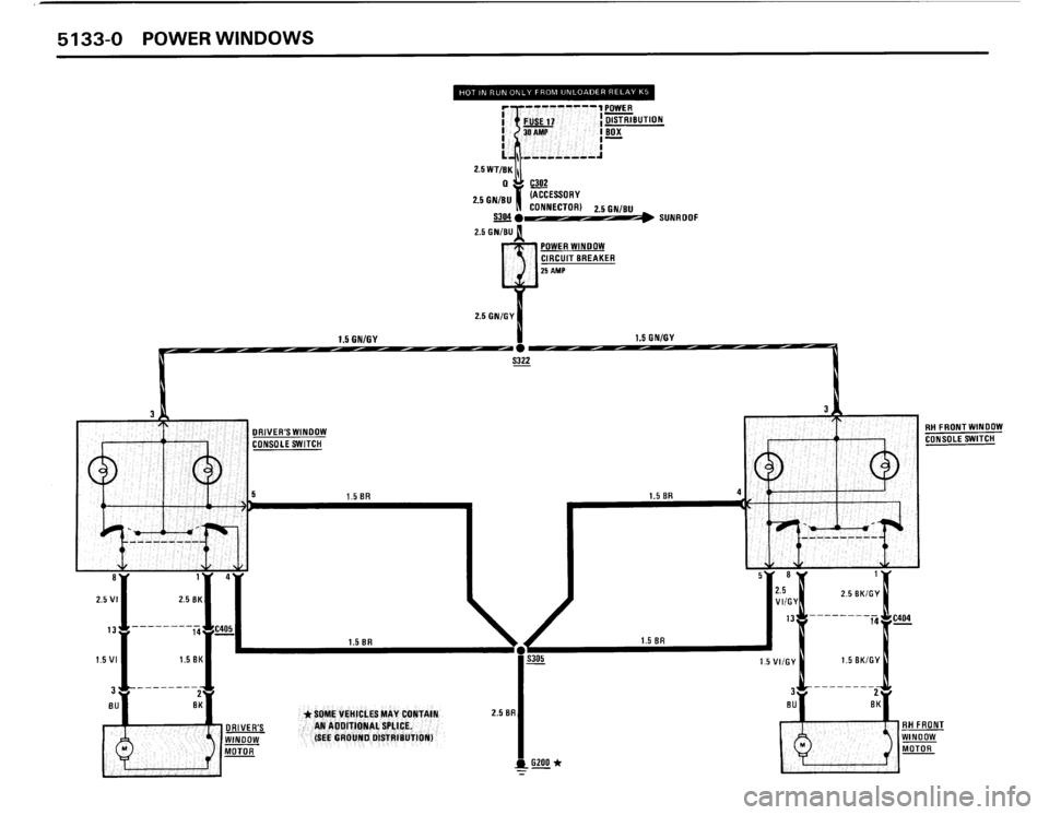 BMW M3 1989 E30 Electrical Troubleshooting Manual 