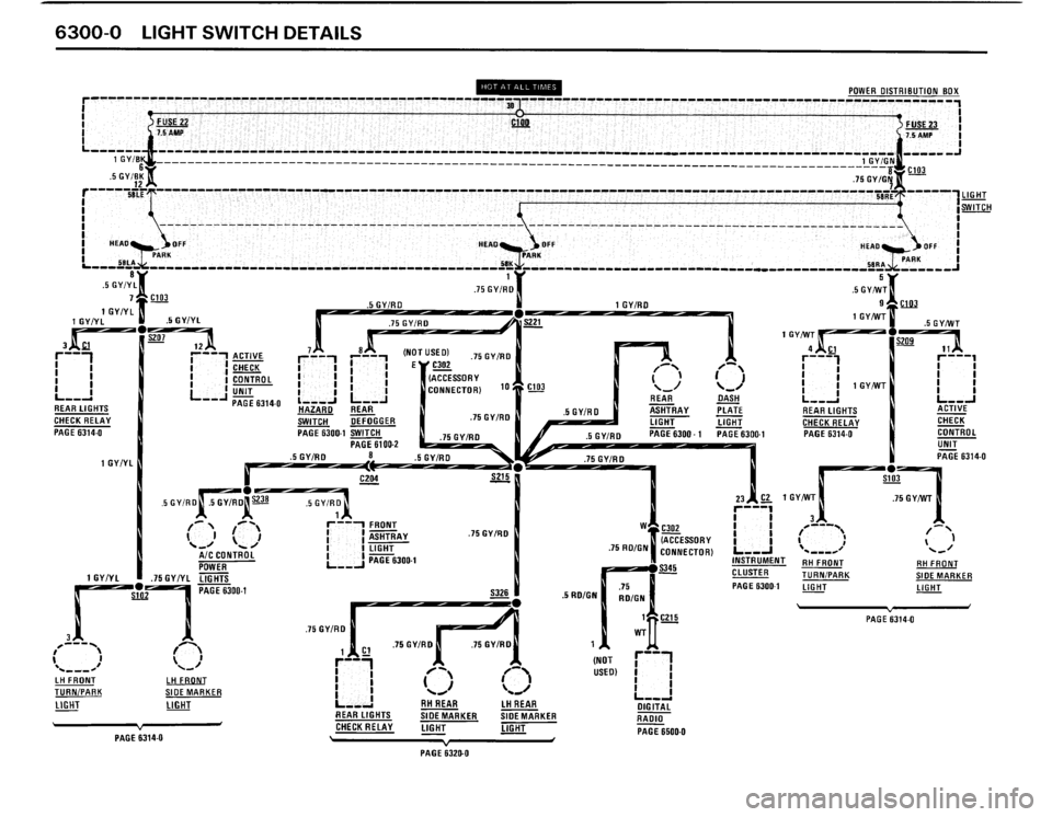 BMW M3 1989 E30 Electrical Troubleshooting Manual 