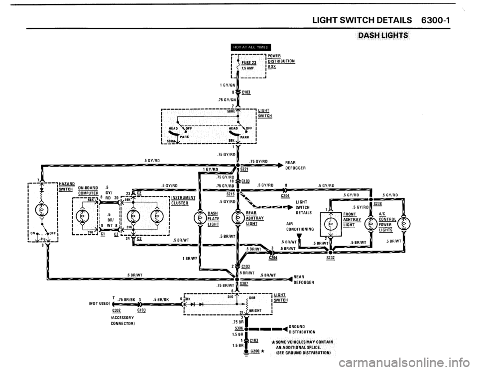 BMW M3 1989 E30 Electrical Troubleshooting Manual 