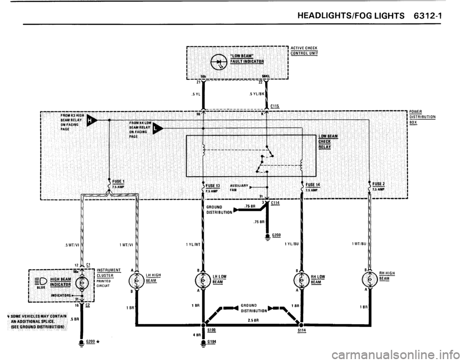 BMW M3 1989 E30 Electrical Troubleshooting Manual 