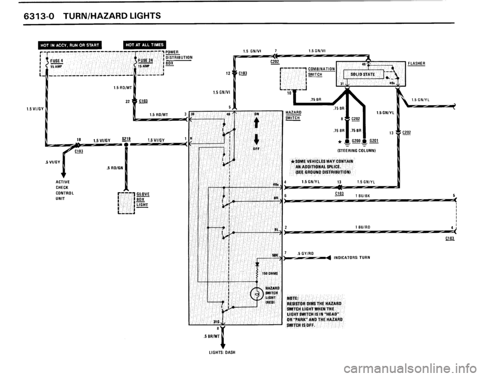 BMW M3 1989 E30 Electrical Troubleshooting Manual 