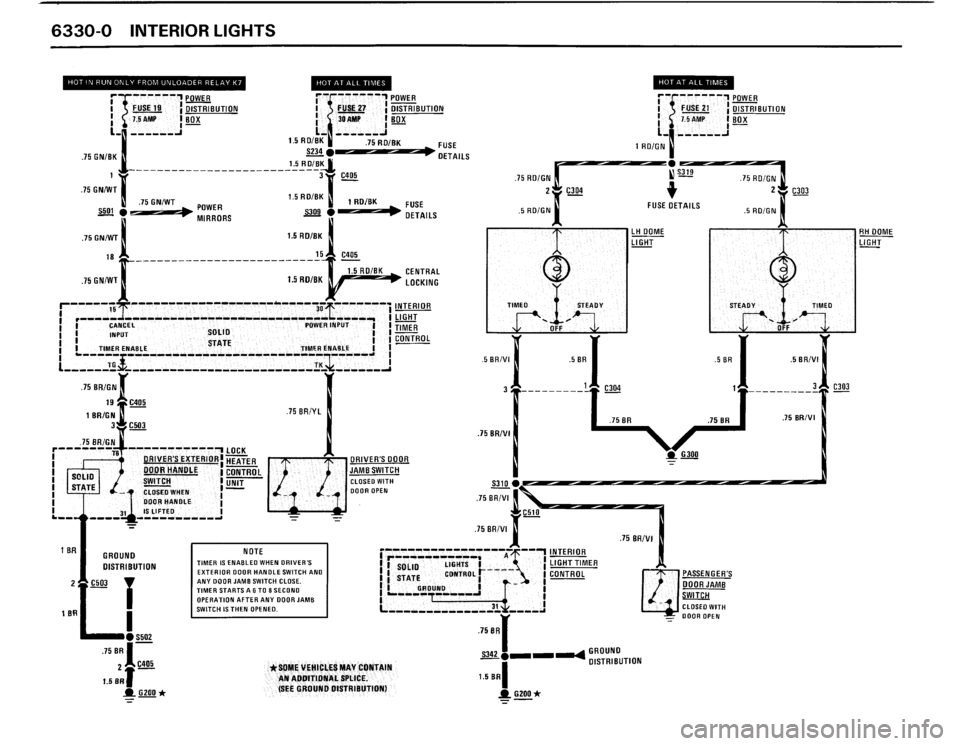 BMW M3 1989 E30 Electrical Troubleshooting Manual 