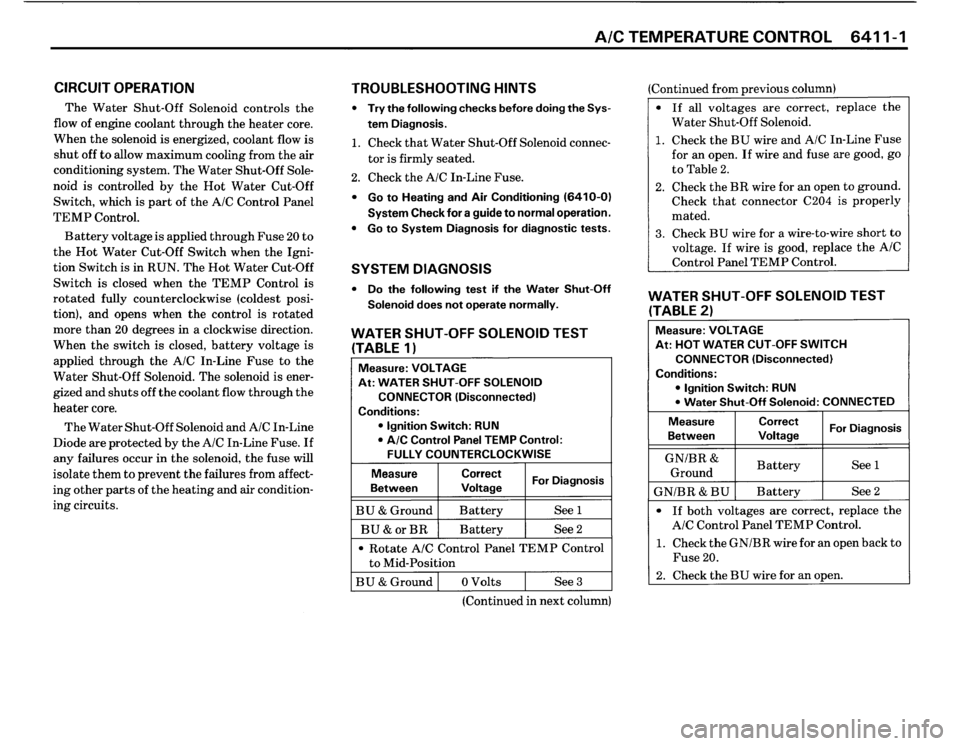 BMW M3 1989 E30 Electrical Troubleshooting Manual 