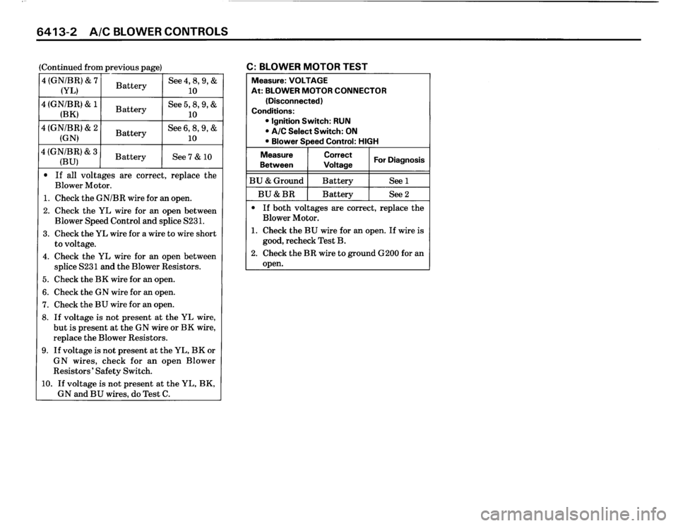 BMW M3 1989 E30 Electrical Troubleshooting Manual 