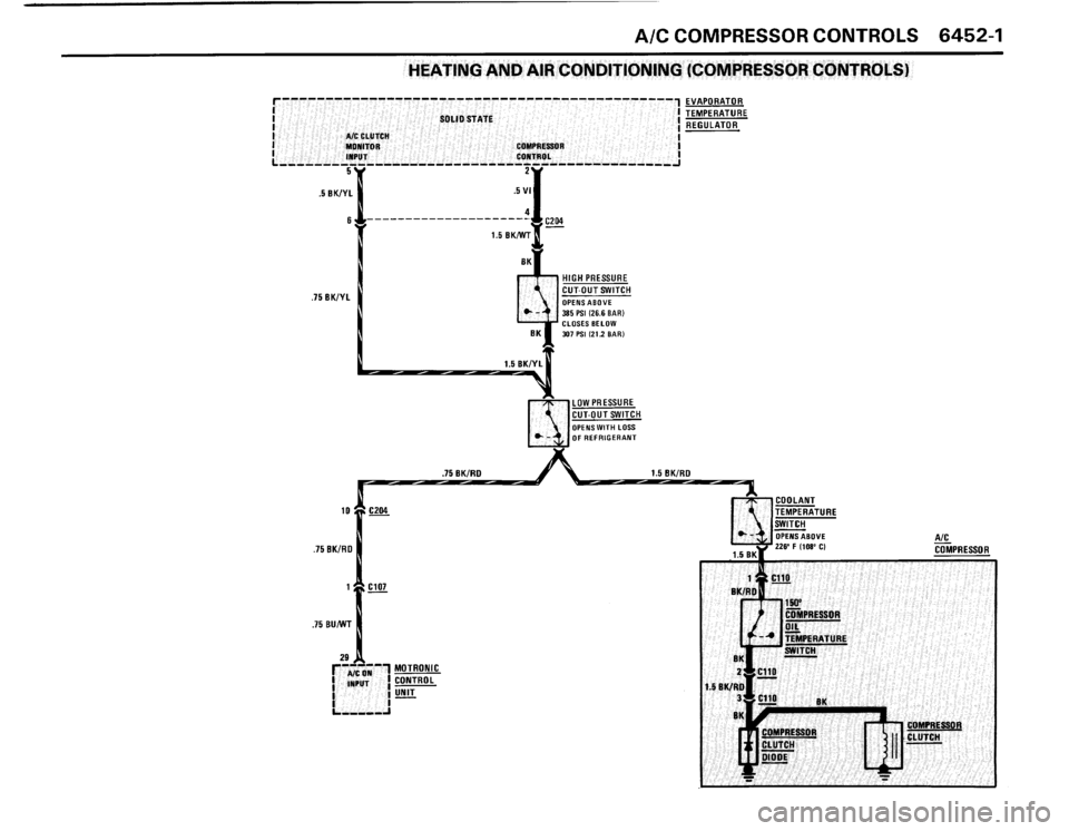 BMW M3 1989 E30 Electrical Troubleshooting Manual 