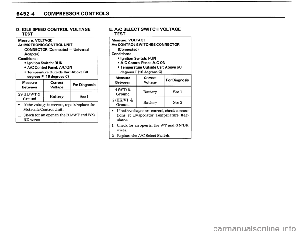 BMW M3 1989 E30 Electrical Troubleshooting Manual 