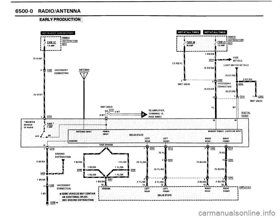 BMW M3 1989 E30 Electrical Troubleshooting Manual 