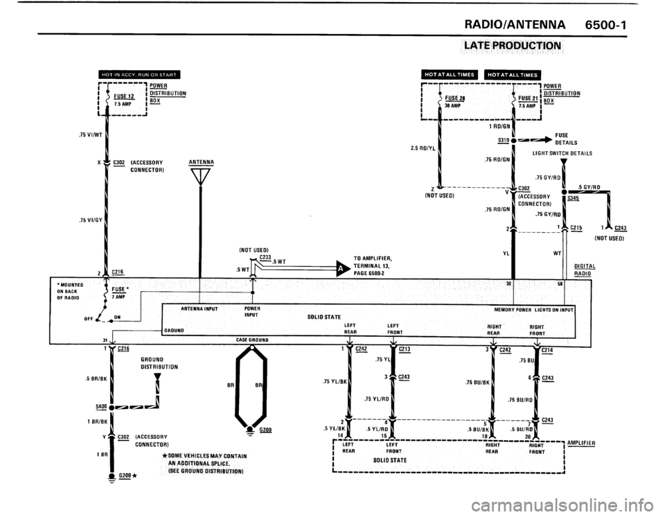 BMW M3 1989 E30 Electrical Troubleshooting Manual 