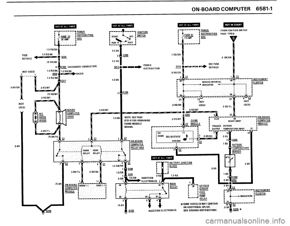 BMW M3 1989 E30 Electrical Troubleshooting Manual 