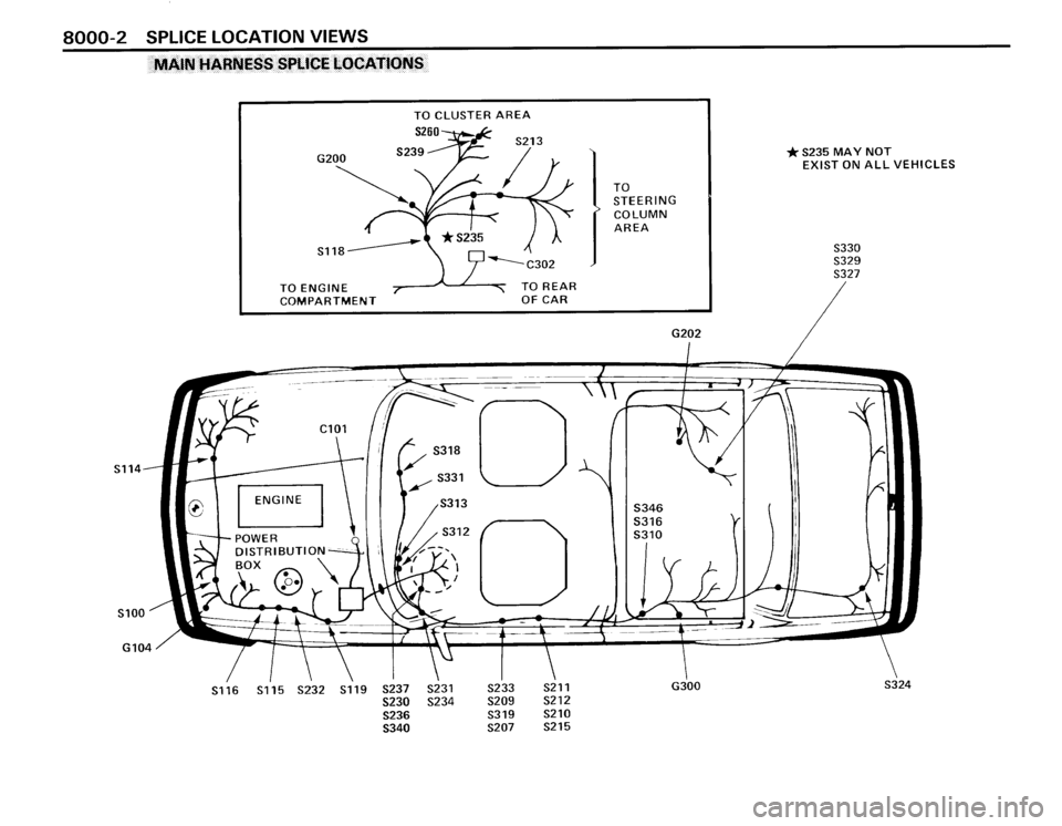 BMW 325i CONVERTIBLE 1990 E30 Electrical Troubleshooting Manual 