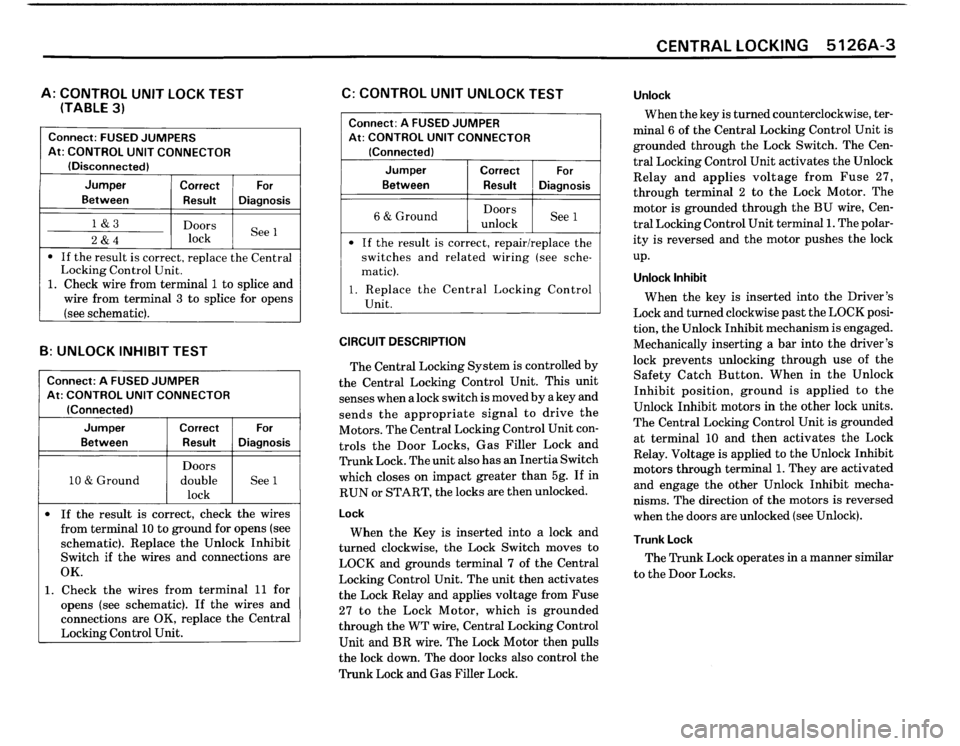 BMW 325i CONVERTIBLE 1990 E30 Electrical Troubleshooting Manual 