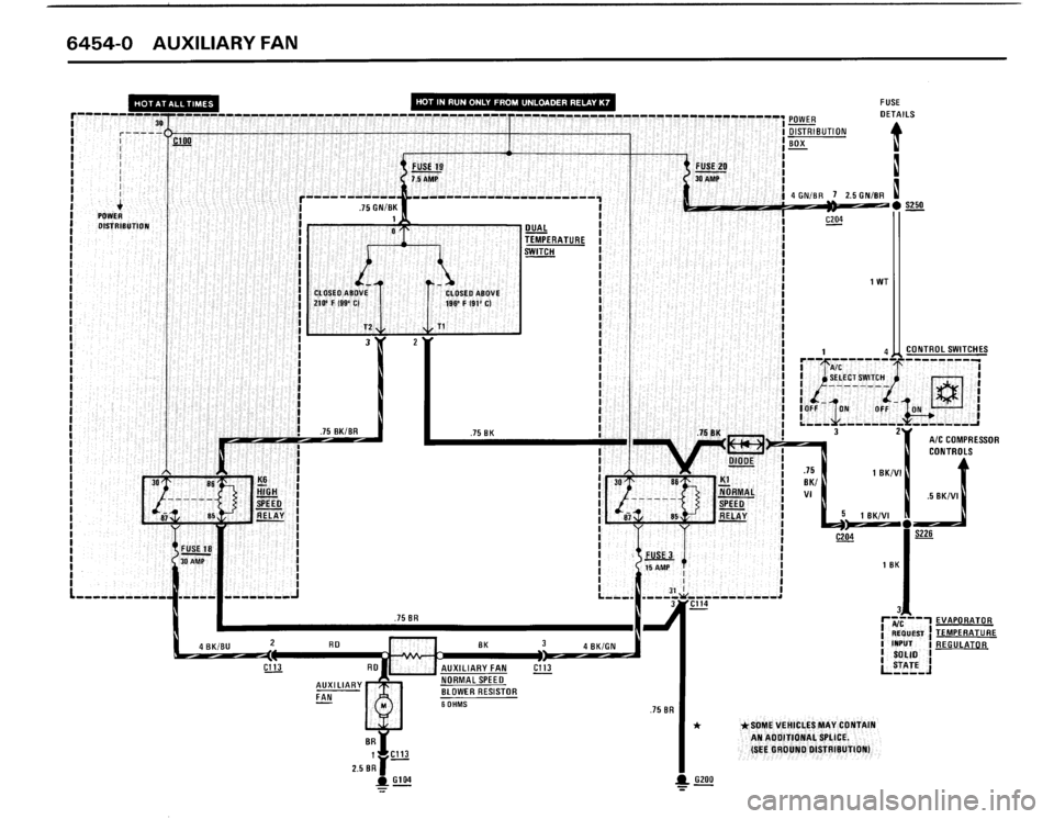 BMW 325i CONVERTIBLE 1990 E30 Electrical Troubleshooting Manual 
