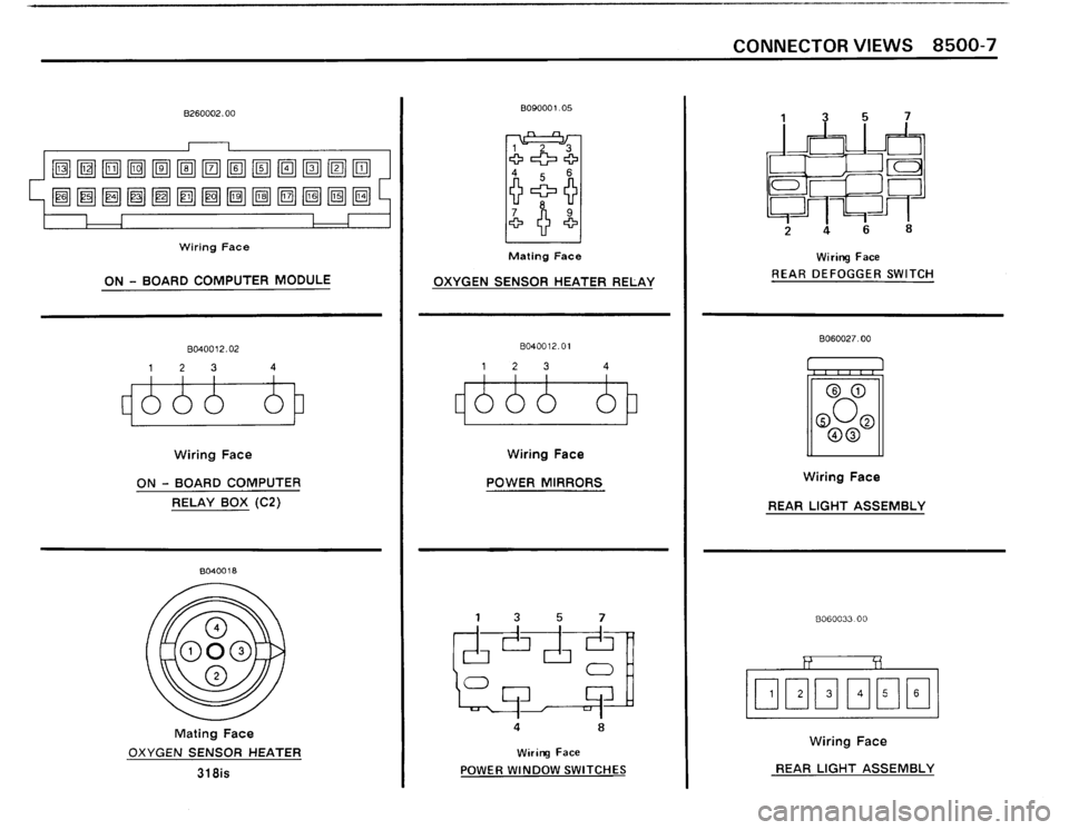 BMW M3 1990 E30 Electrical Troubleshooting Manual 