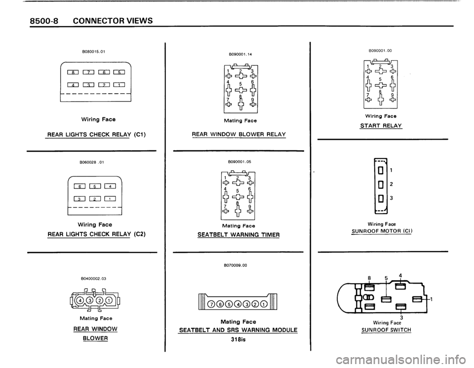 BMW M3 1990 E30 Electrical Troubleshooting Manual 