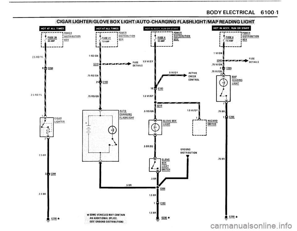 BMW M3 1990 E30 Electrical Troubleshooting Manual 