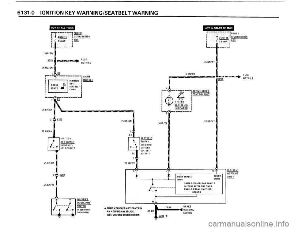 BMW M3 1990 E30 Electrical Troubleshooting Manual 