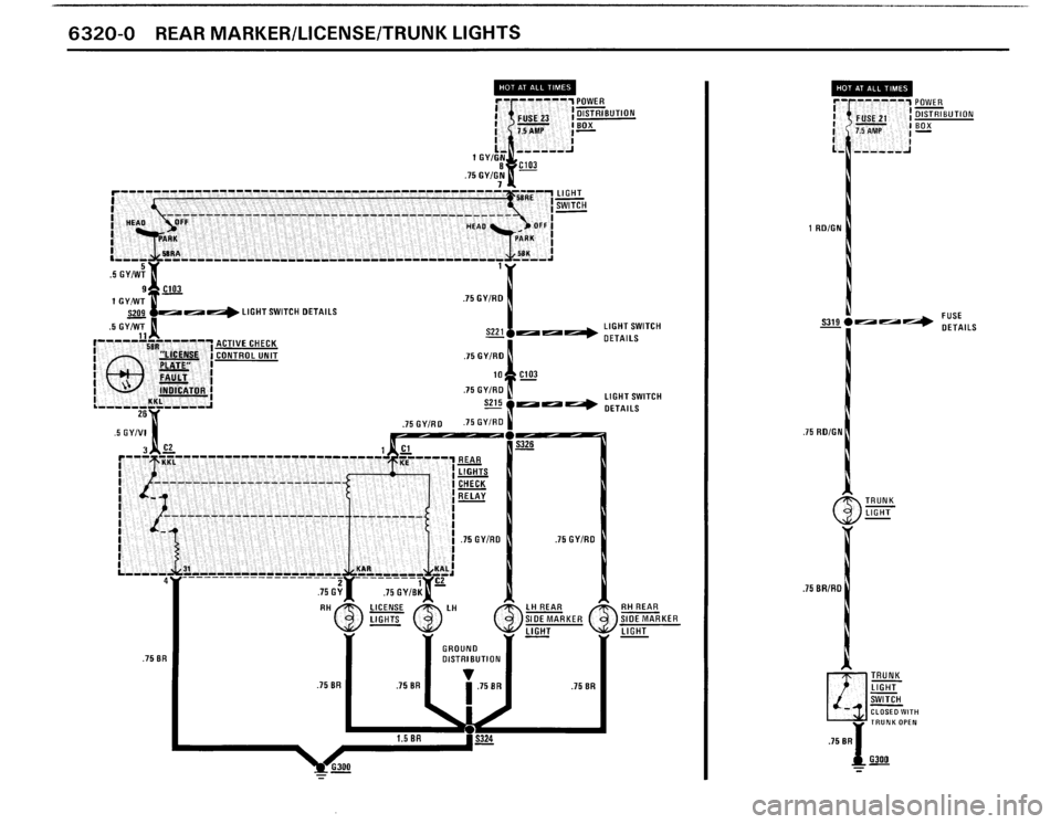 BMW M3 1990 E30 Electrical Troubleshooting Manual 