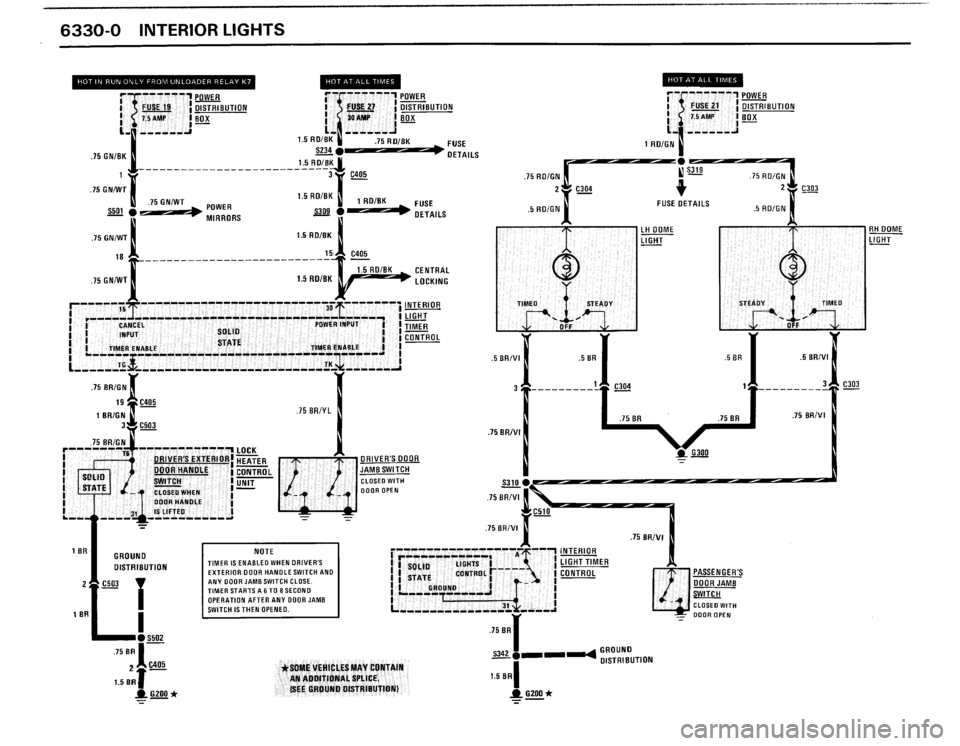 BMW M3 1990 E30 Electrical Troubleshooting Manual 