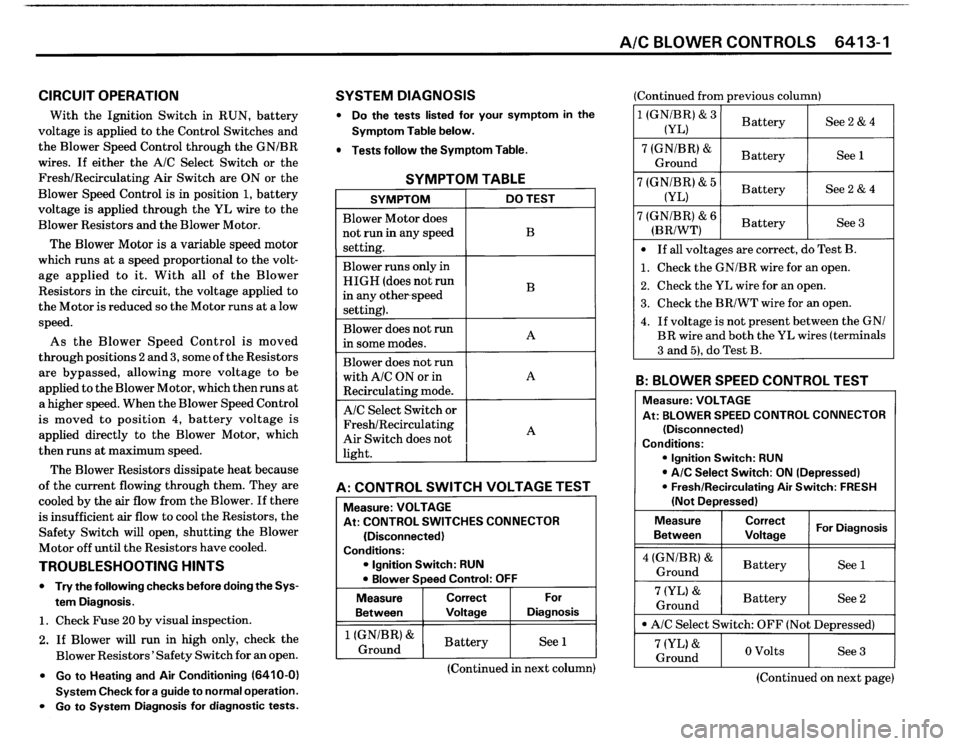 BMW M3 1990 E30 Electrical Troubleshooting Manual 