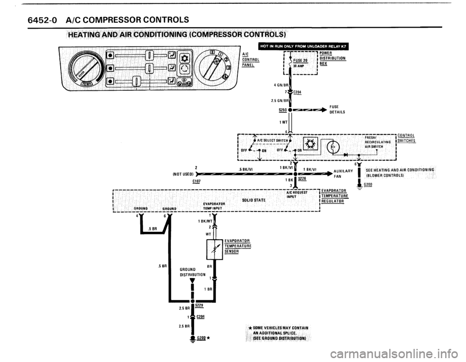 BMW M3 1990 E30 Electrical Troubleshooting Manual 