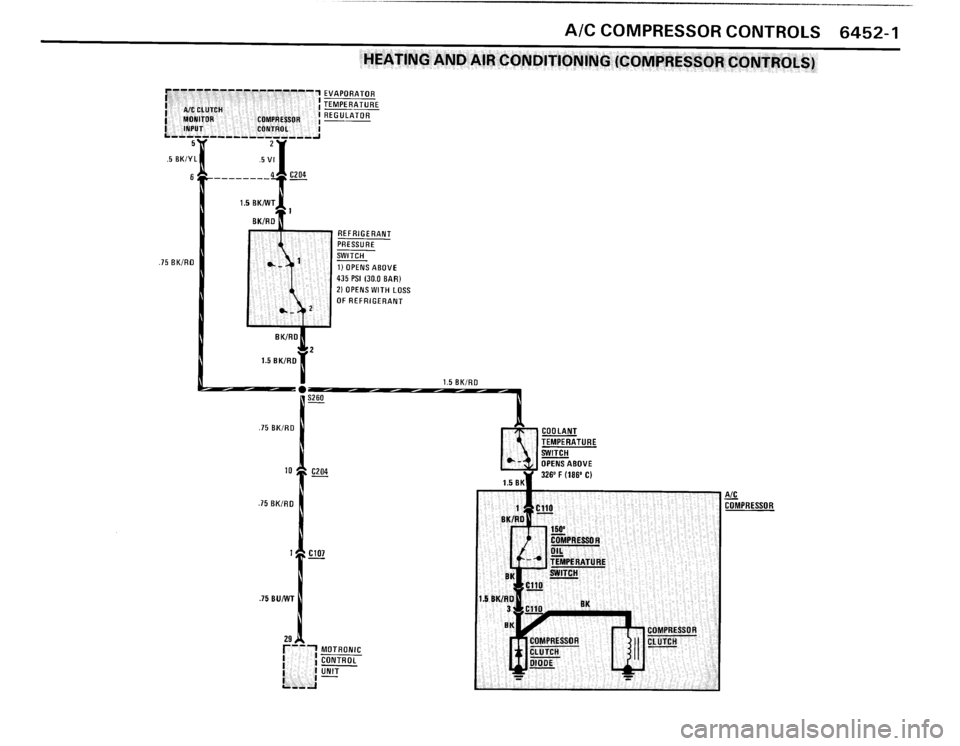 BMW M3 1990 E30 Electrical Troubleshooting Manual 