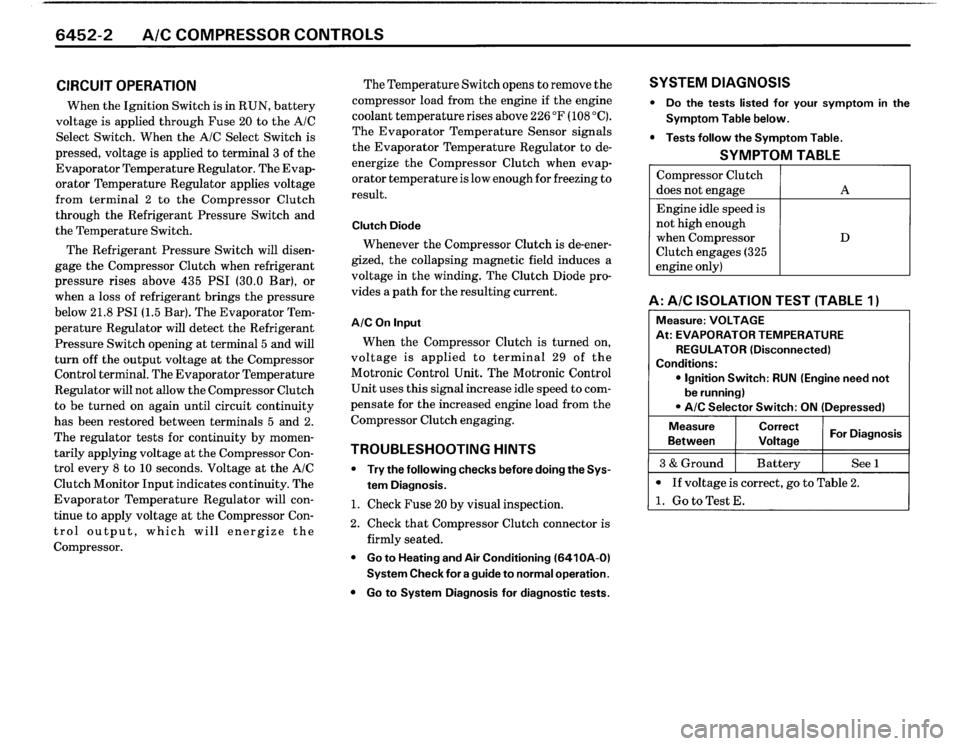 BMW M3 1990 E30 Electrical Troubleshooting Manual 