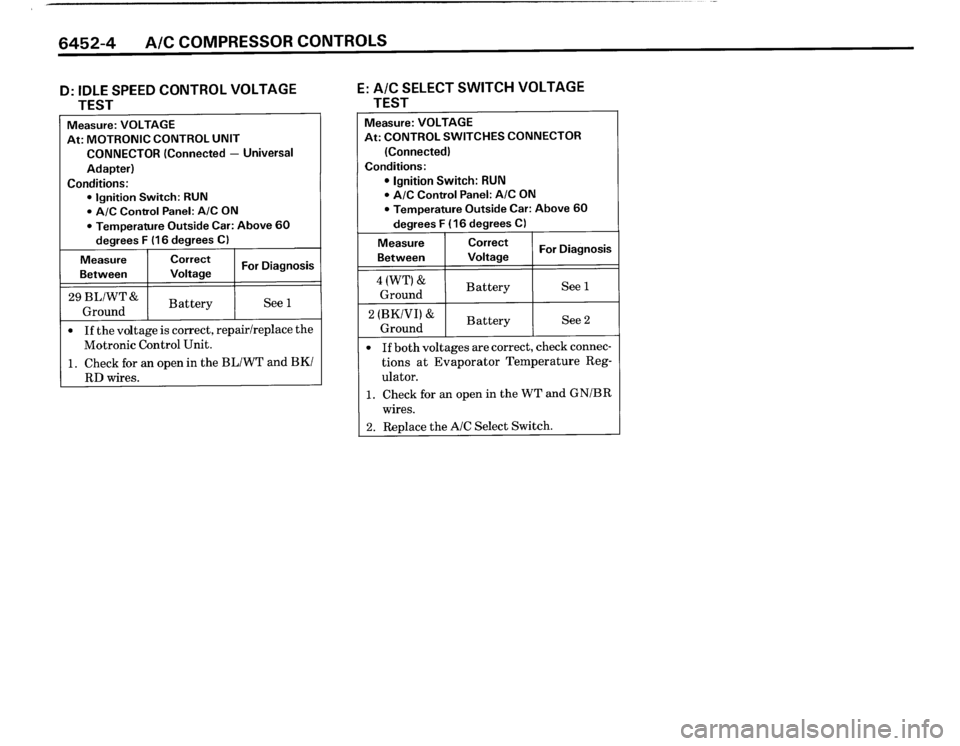 BMW M3 1990 E30 Electrical Troubleshooting Manual 