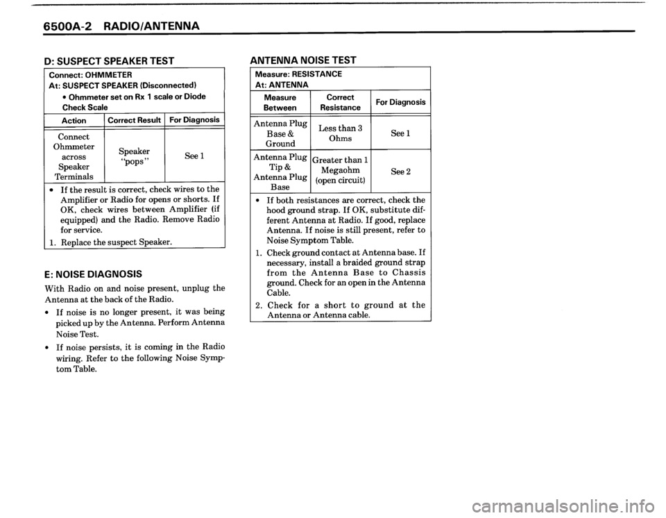 BMW M3 1990 E30 Electrical Troubleshooting Manual 