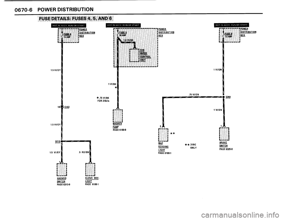 BMW 318is 1991 E30 Electrical Troubleshooting Manual 