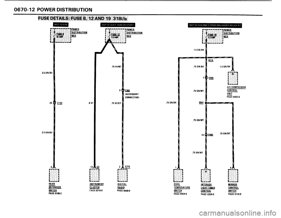 BMW 318is 1991 E30 Electrical Troubleshooting Manual 