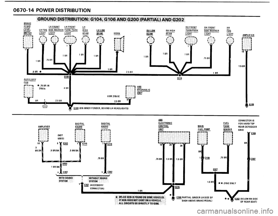 BMW 318is 1991 E30 Electrical Troubleshooting Manual 