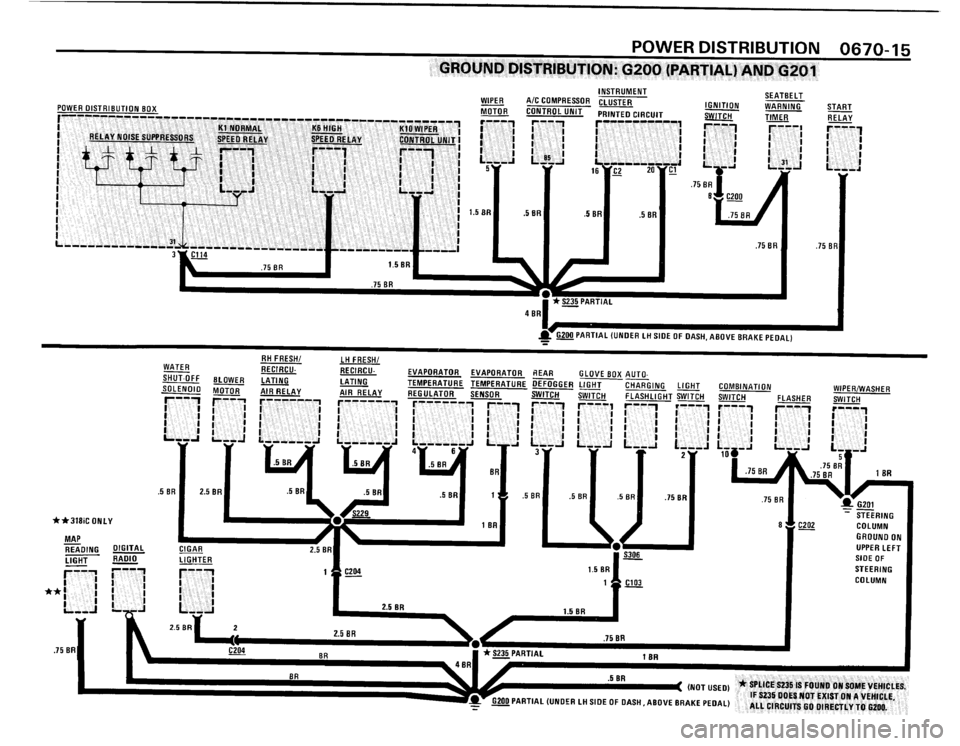 BMW 318is 1991 E30 Electrical Troubleshooting Manual 