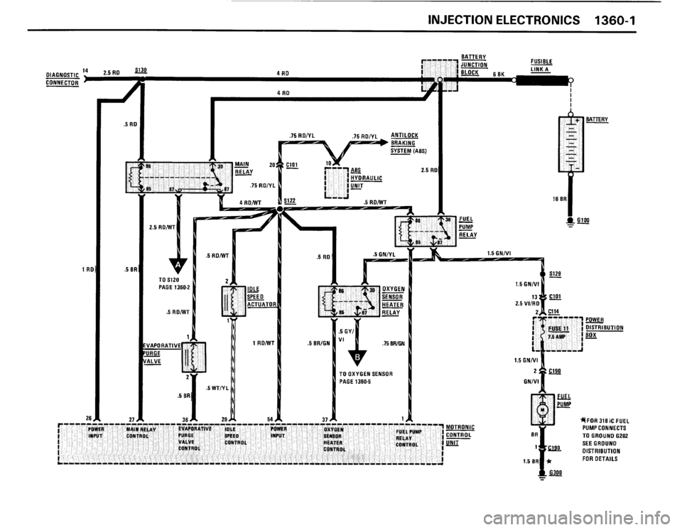 BMW 318is 1991 E30 Electrical Troubleshooting Manual 