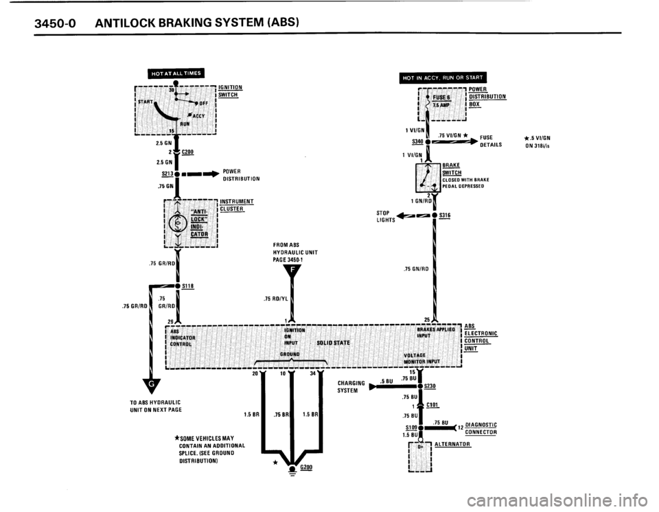 BMW 318is 1991 E30 Electrical Troubleshooting Manual 