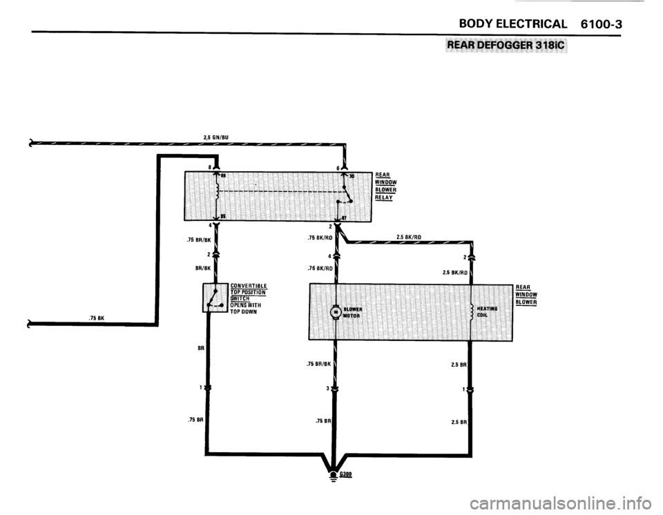 BMW 318is 1991 E30 Electrical Troubleshooting Manual 