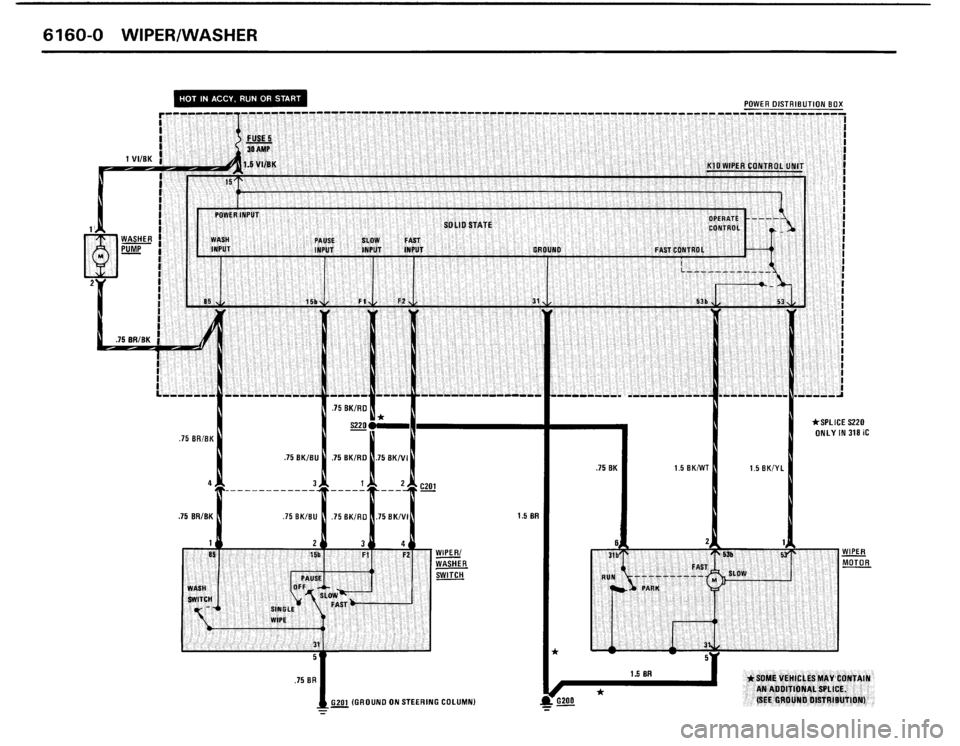 BMW 318is 1991 E30 Electrical Troubleshooting Manual 