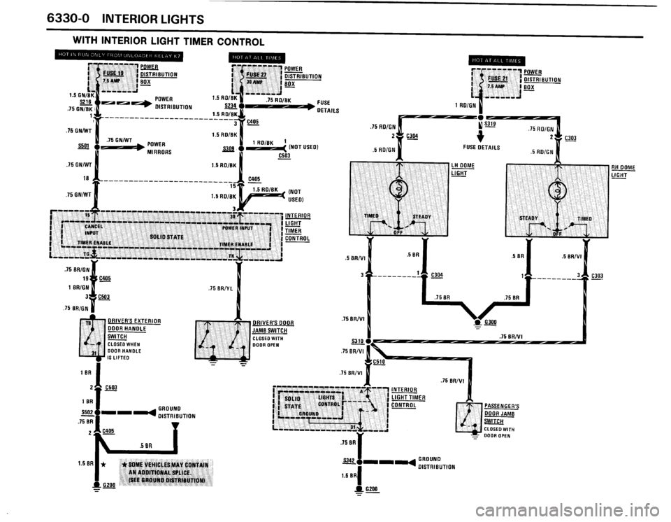 BMW 318is 1991 E30 Electrical Troubleshooting Manual 