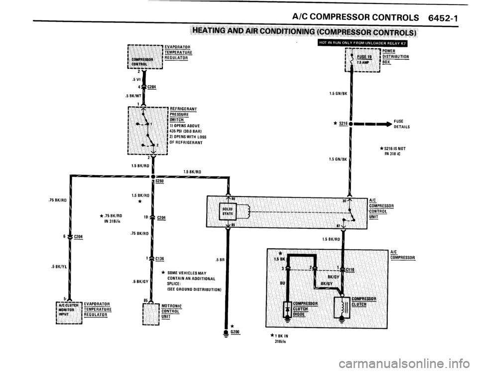 BMW 318is 1991 E30 Electrical Troubleshooting Manual 