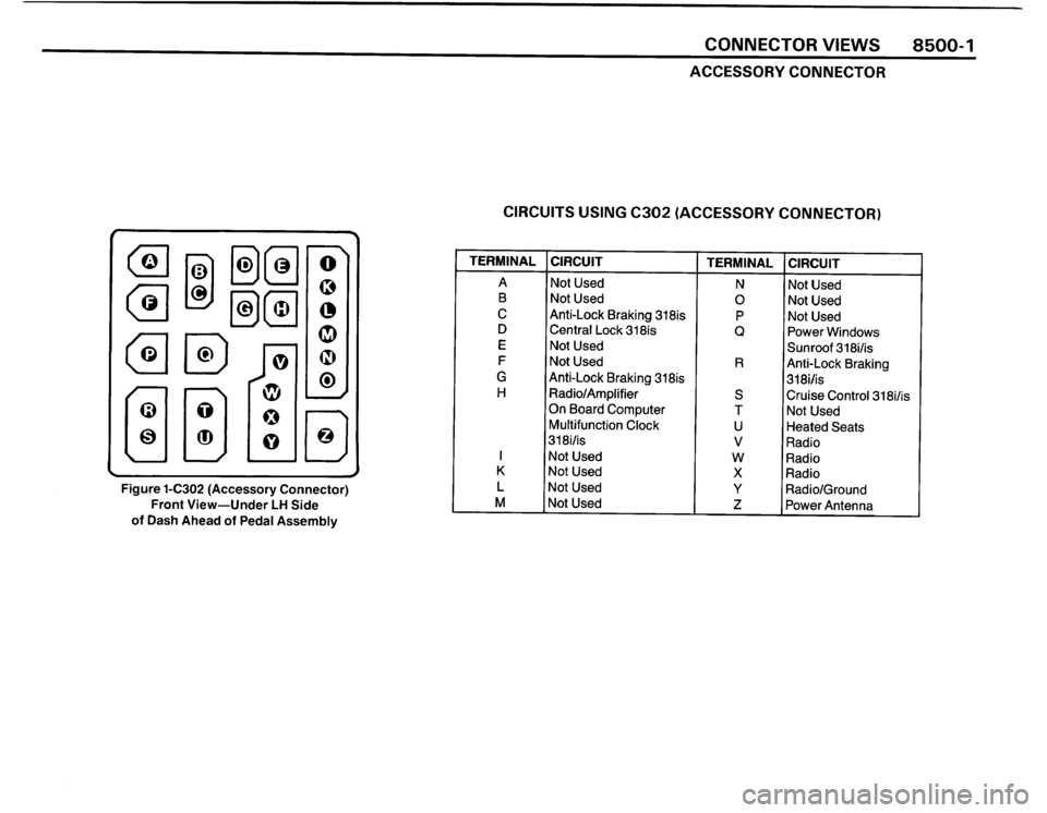 BMW 318is 1991 E30 Electrical Troubleshooting Manual 