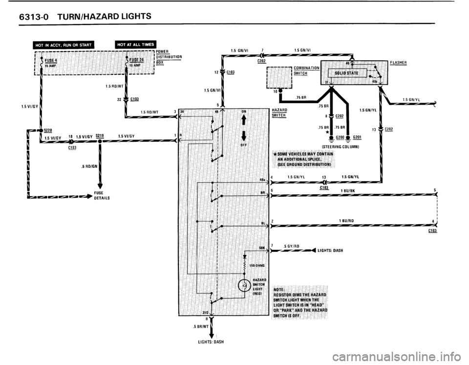 BMW 325i 1991 E30 Electrical Troubleshooting Manual 