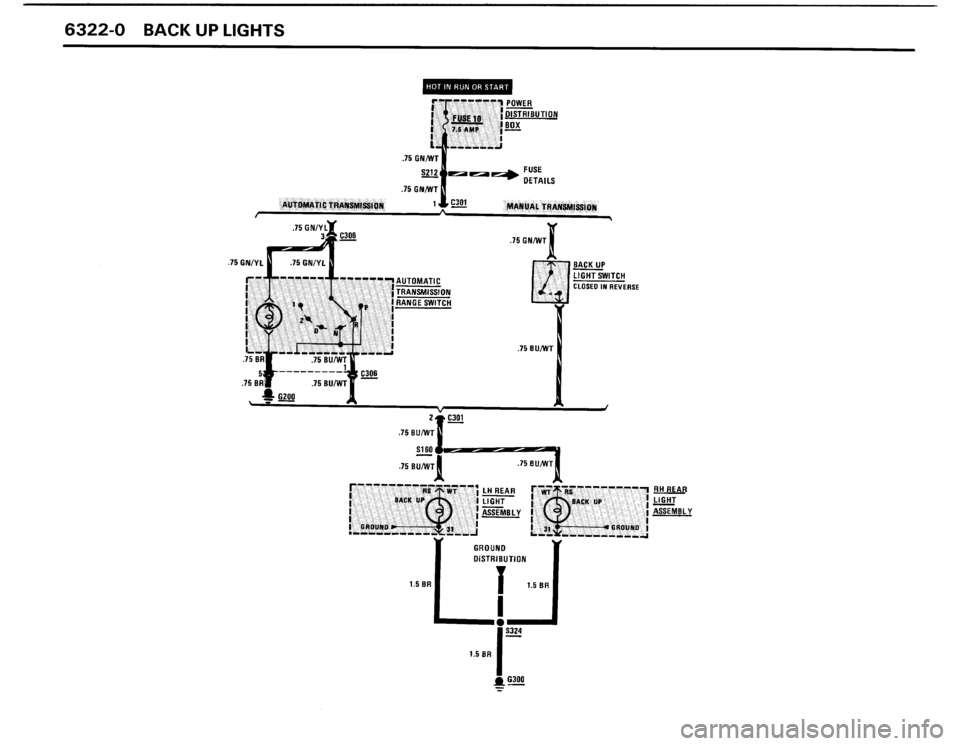 BMW 325i 1991 E30 Electrical Troubleshooting Manual 