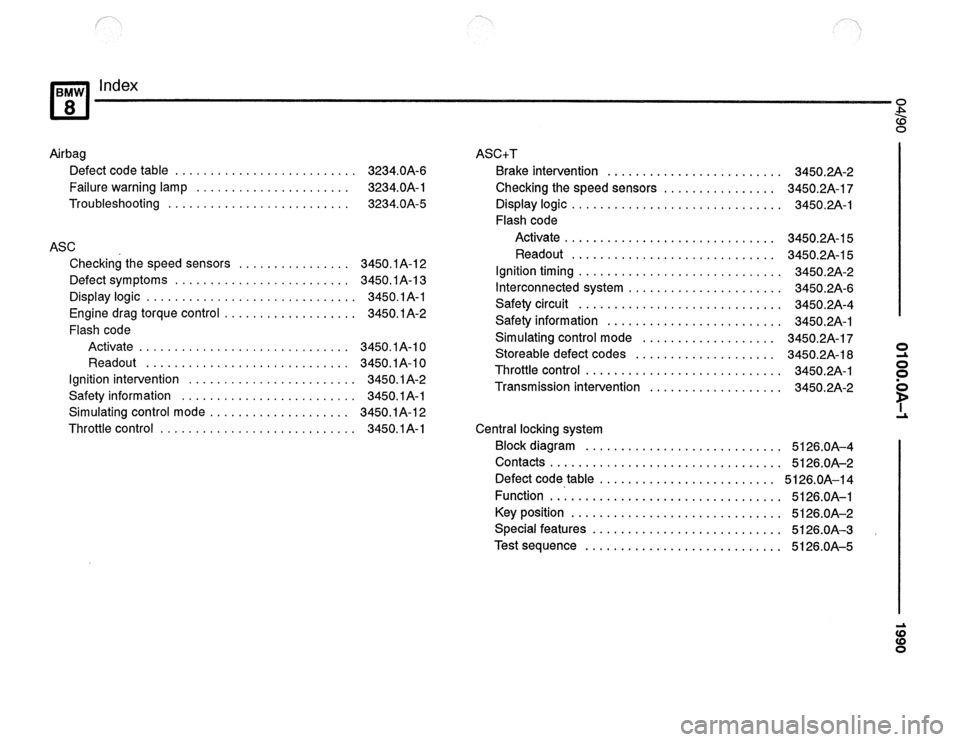 BMW 850csi 1990 E31 Electrical Troubleshooting Manual 