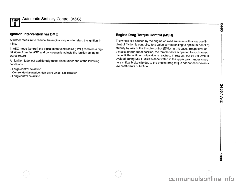 BMW 850csi 1990 E31 Electrical Troubleshooting Manual 