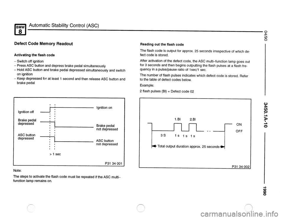 BMW 850csi 1990 E31 Electrical Troubleshooting Manual 